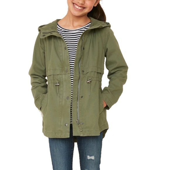 girls olive jacket
